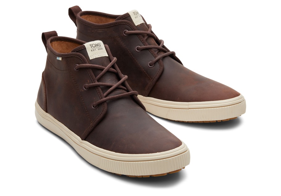 Toms Carlo Mid Terrain Water Resistant Sneaker Water Resistant Clove Brown