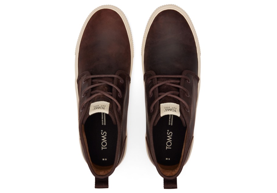 Toms Carlo Mid Terrain Water Resistant Sneaker Water Resistant Clove Brown