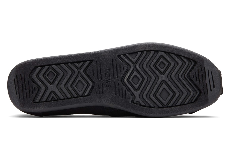Toms Alpargata Synthetic Trim Black-Black