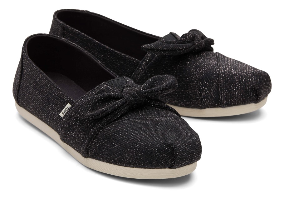 Toms Alpargata Glimmer Black Glimmer