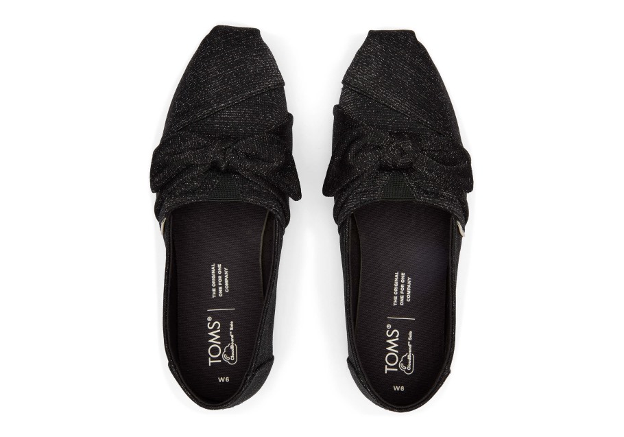 Toms Alpargata Glimmer Black Glimmer