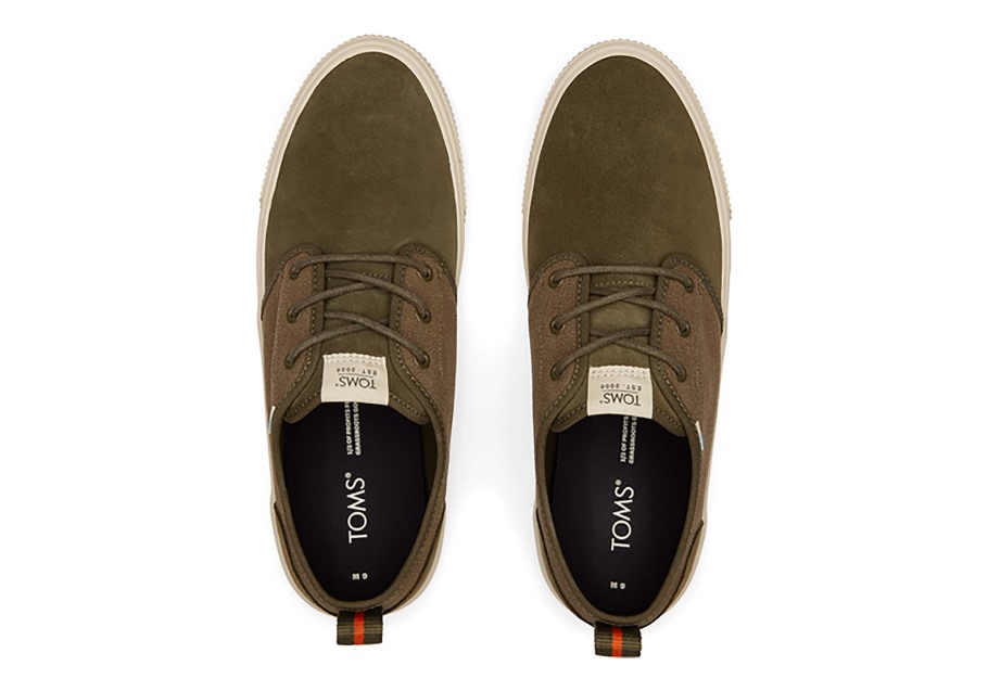 Toms Carlo Terrain Water Resistant Sneaker Water Resistant Dark Olive