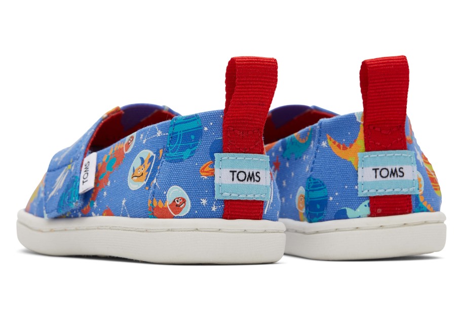 Toms Dino Alpargata Blue Glow