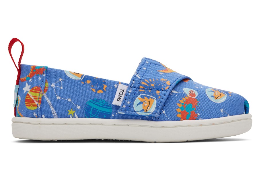 Toms Tiny Alpargata Space Blue Glow