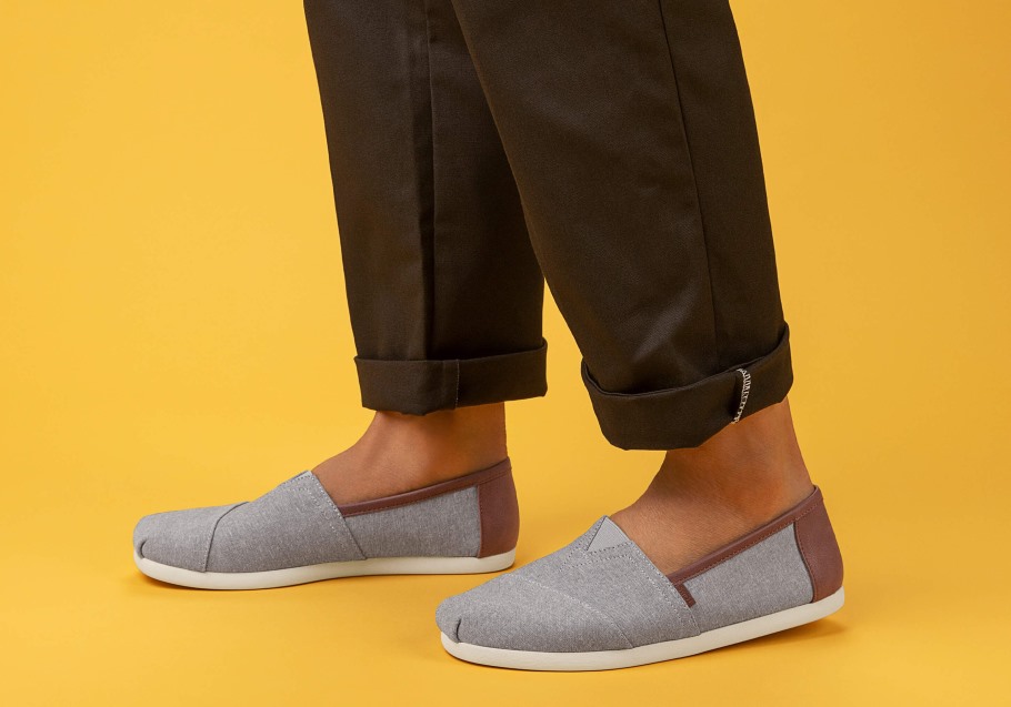 Toms Alpargata Synthetic Trim Grey