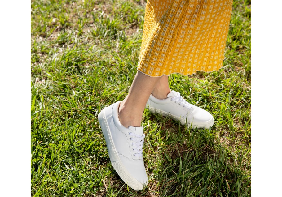 Toms Fenix White Leather