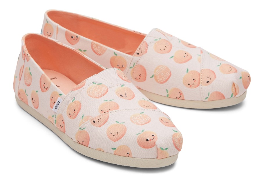 Toms Alpargata Paper Source Peach