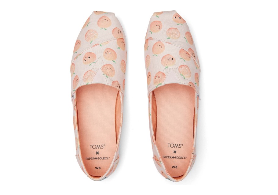 Toms Alpargata Paper Source Peach