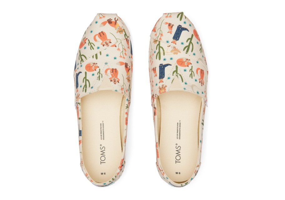 Toms Alpargata Foxes Natural Fox