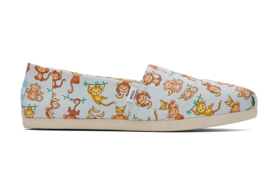 Toms Alpargata Monkeys Blue Monkeys