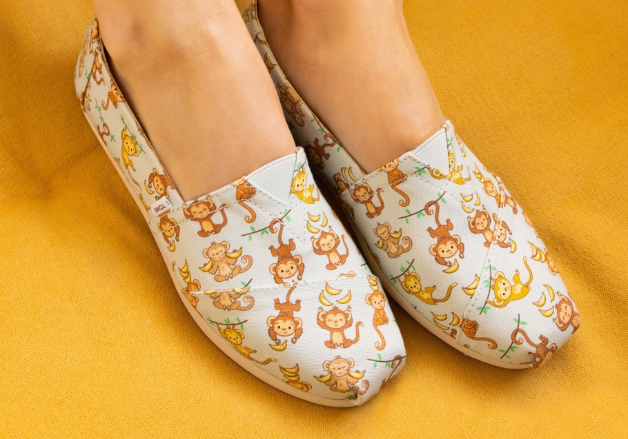 Toms Alpargata Monkeys Blue Monkeys