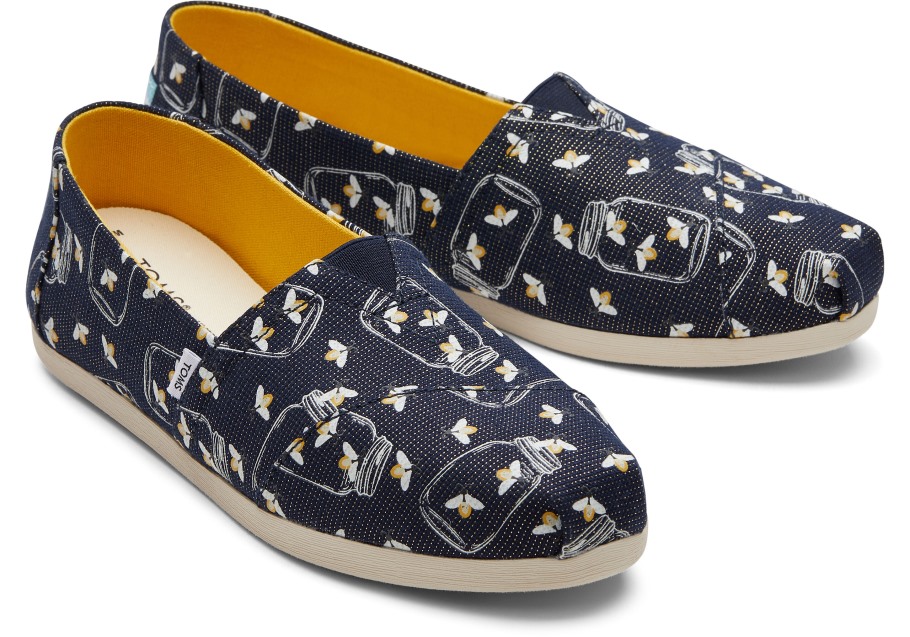 Toms Alpargata Fireflies Navy Glitz