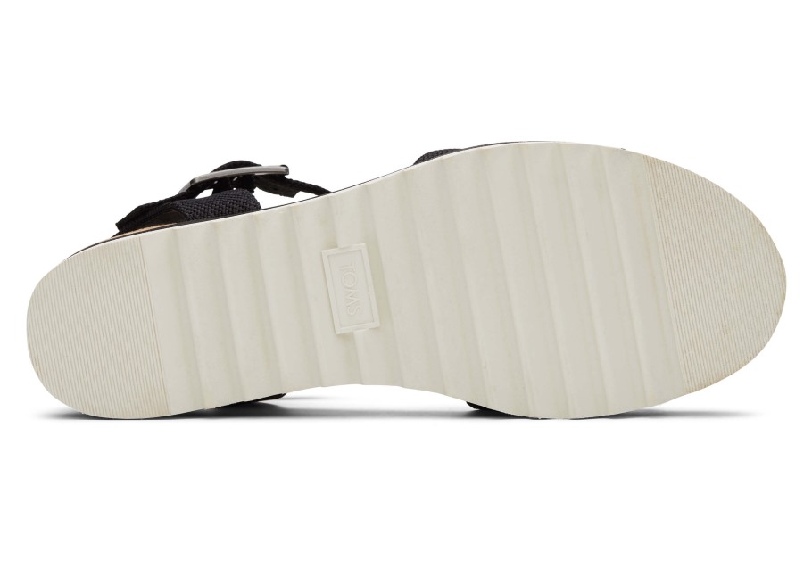 Toms Diana Wedge Sandal Black