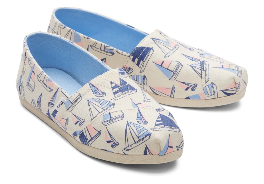Toms Sailboats Alpargata Natural Sailboats