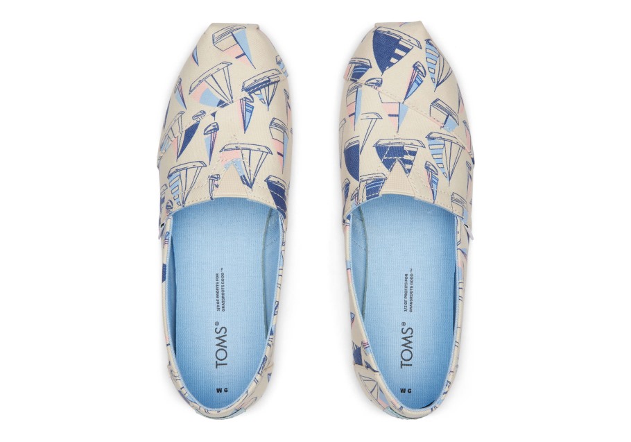 Toms Sailboats Alpargata Natural Sailboats