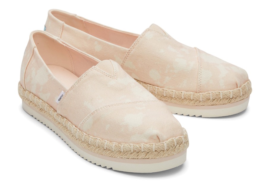 Toms Alpargata Rope Platform Sunfaded Canvas