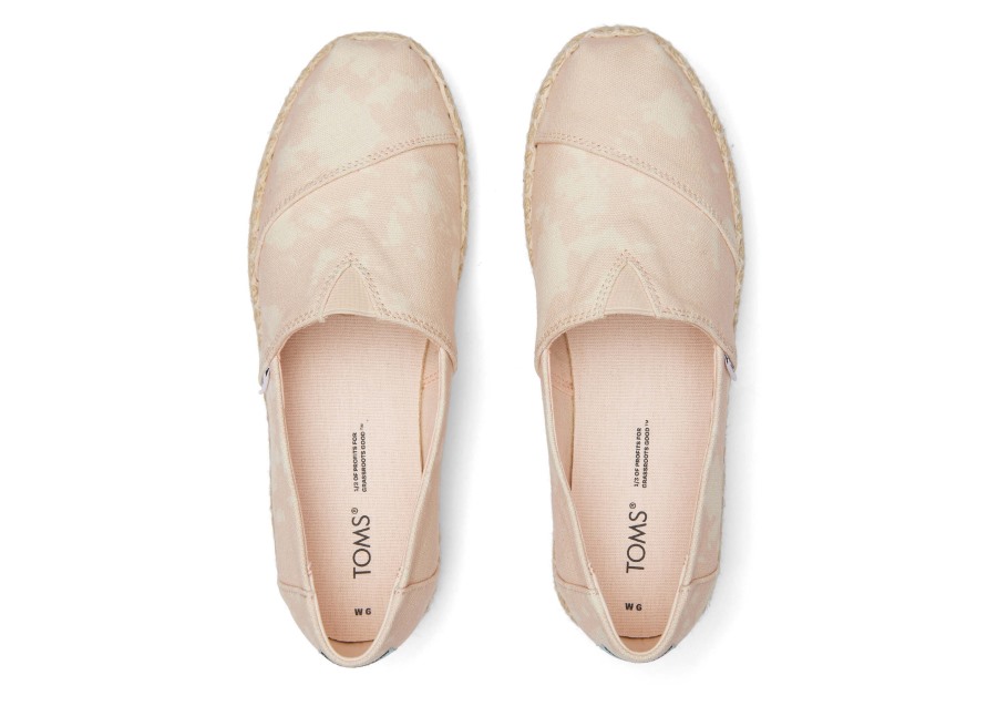 Toms Alpargata Rope Platform Sunfaded Canvas