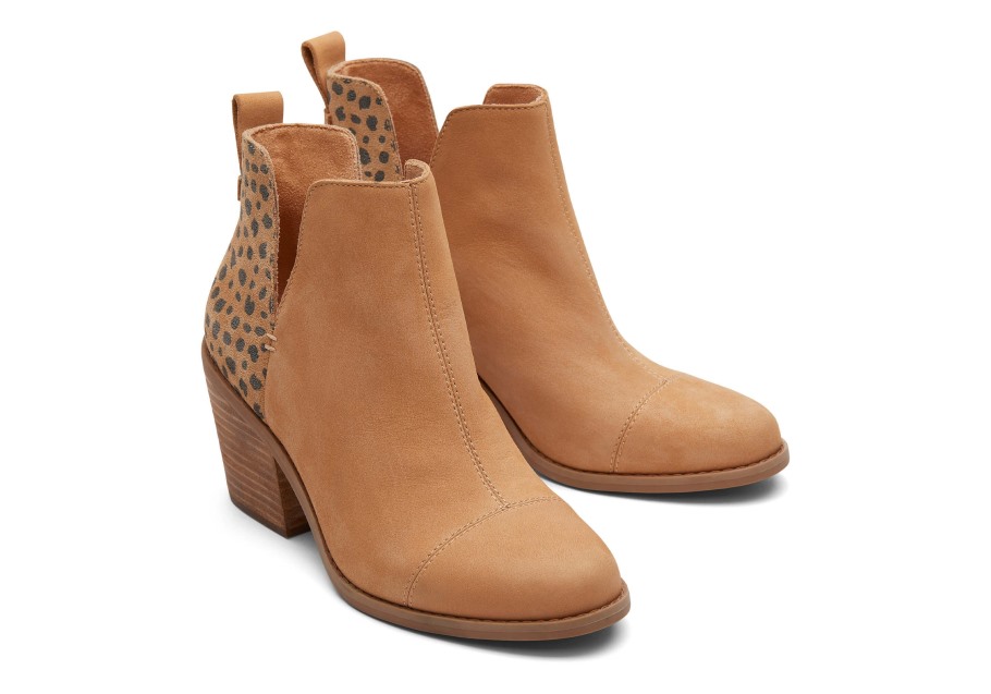Toms Everly Cutout Boot Honey Leather