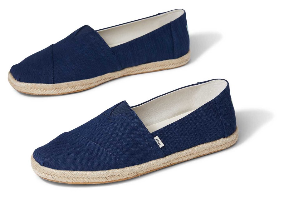 Toms Espadrille Alpargata Navy Dark
