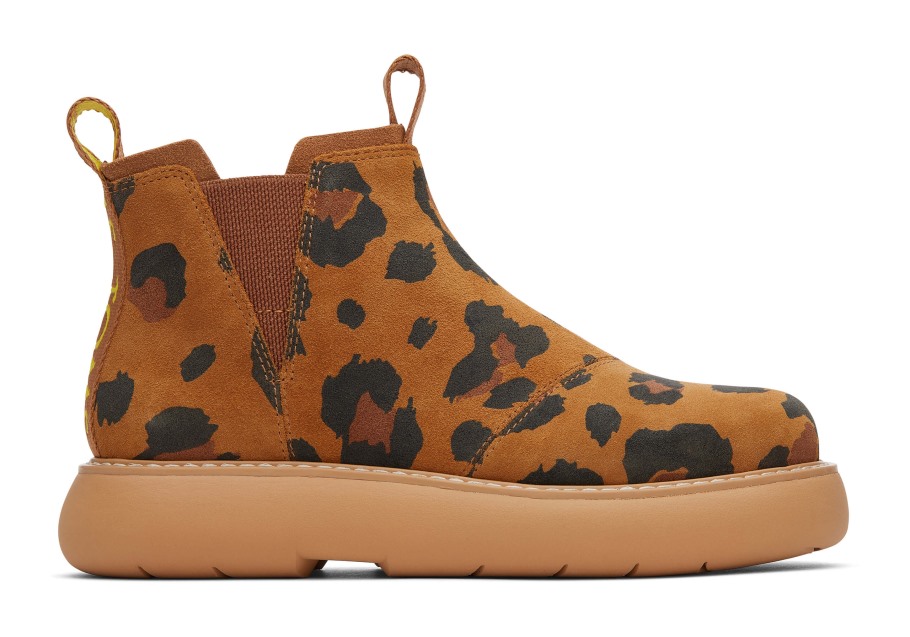 Toms Mallow Chelsea Brown Leopard