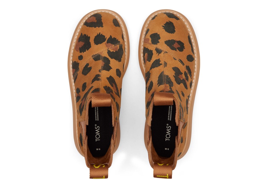 Toms Mallow Chelsea Brown Leopard