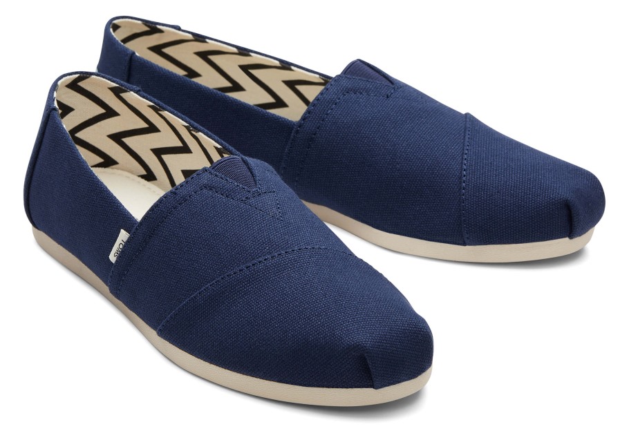 Toms Alpargata Recycled Cotton Canvas Navy