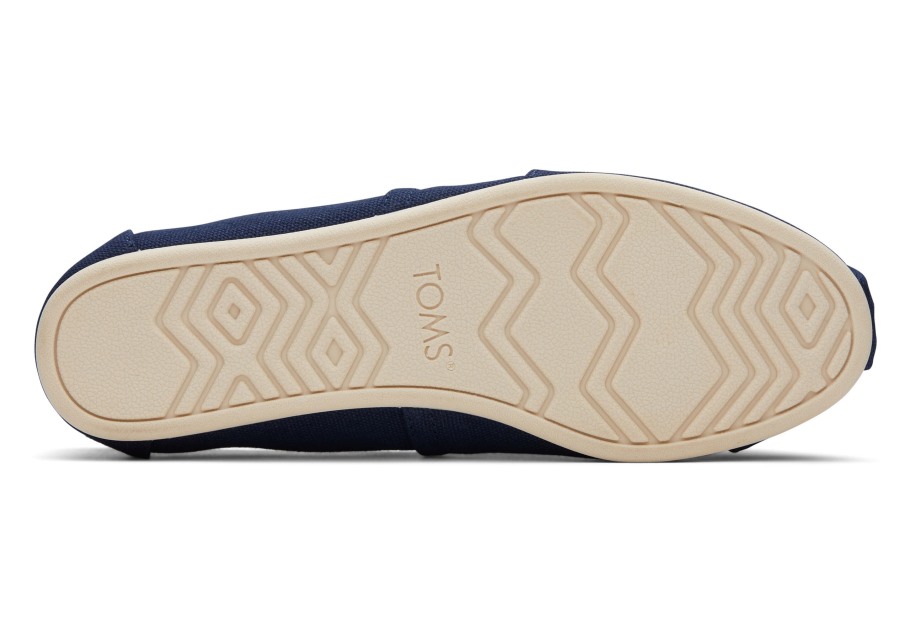 Toms Alpargata Recycled Cotton Canvas Navy