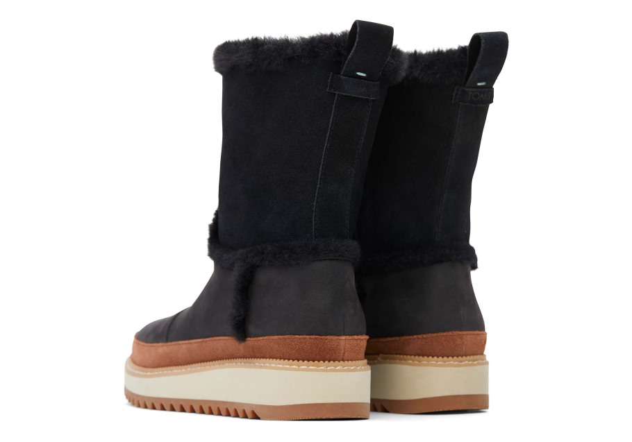 Toms Makenna Boot Black Leather