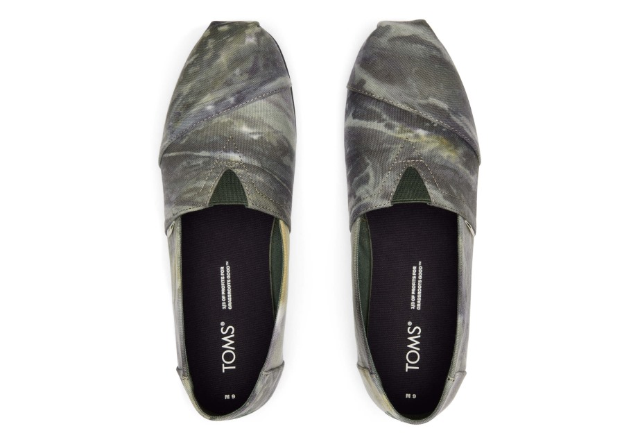 Toms Alpargata Tie Dye Cedar Green