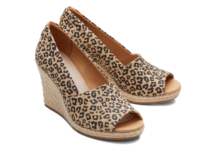 Toms Michelle Wedge Heel Mini Leopard