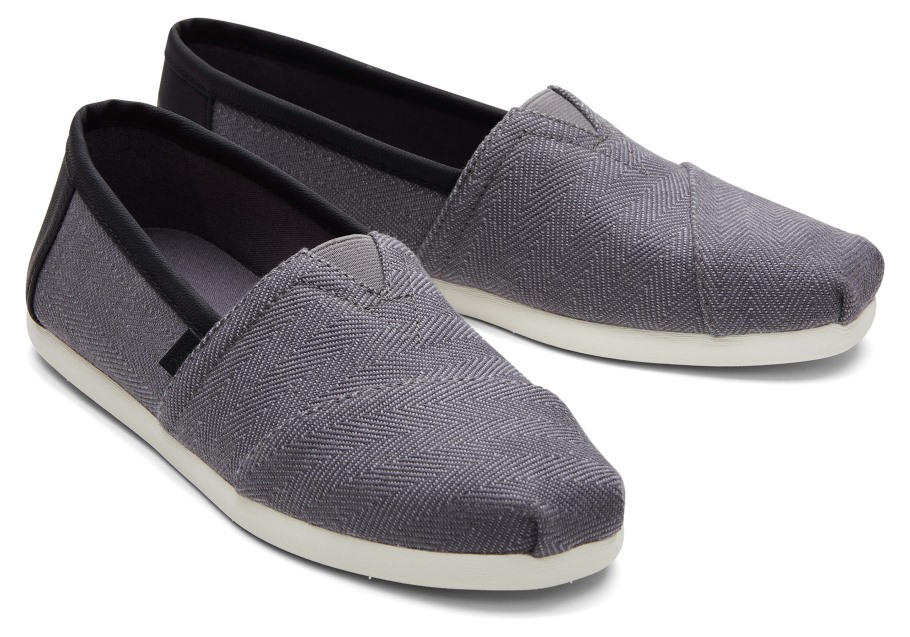 Toms Alpargata Synthetic Trim Pavement Grey