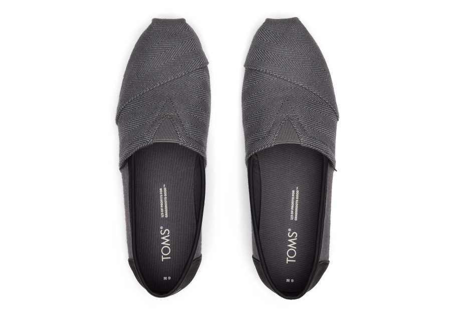 Toms Alpargata Synthetic Trim Pavement Grey