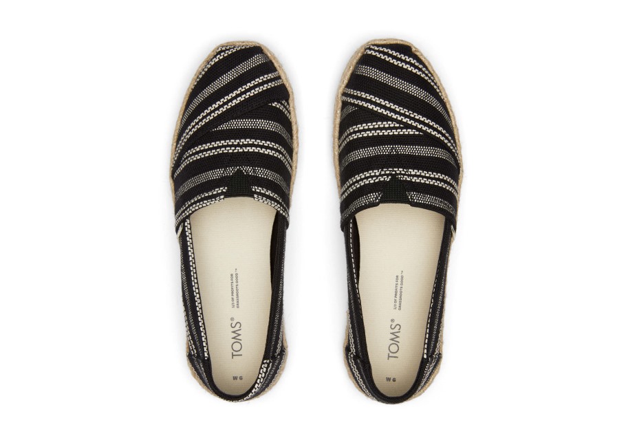 Espadrille Alpargata Black Toms