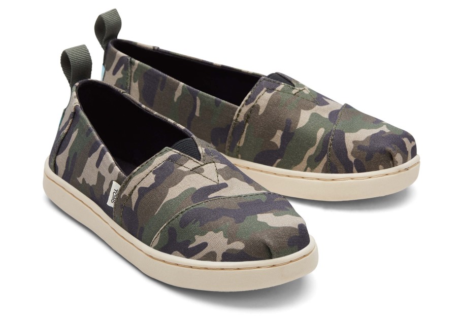 Toms Youth Alpargata Camo Camo