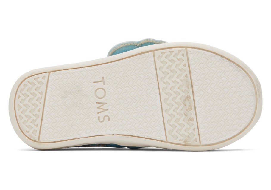 Toms Tiny Blue Weather Foil Print Blue Foil