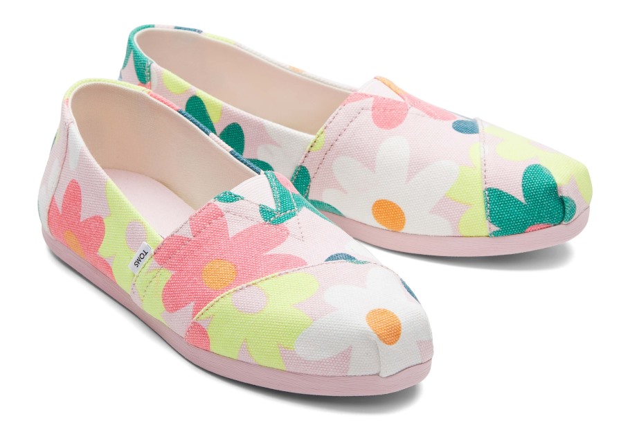 Toms Alpargata Retro Floral Chalky Pink