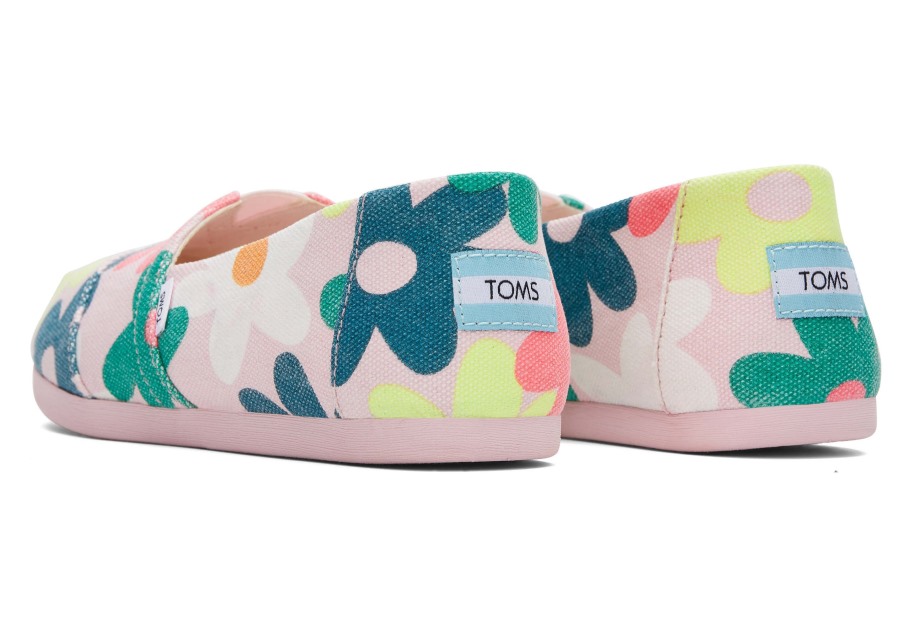 Toms Alpargata Retro Floral Chalky Pink