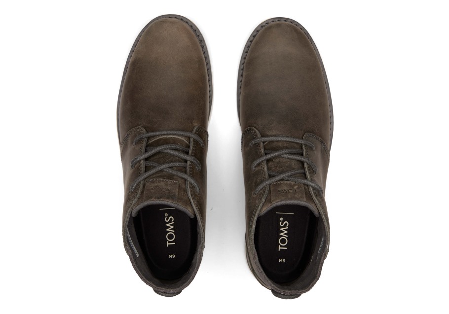 Toms Navi Boot Water Resistant Charcoal