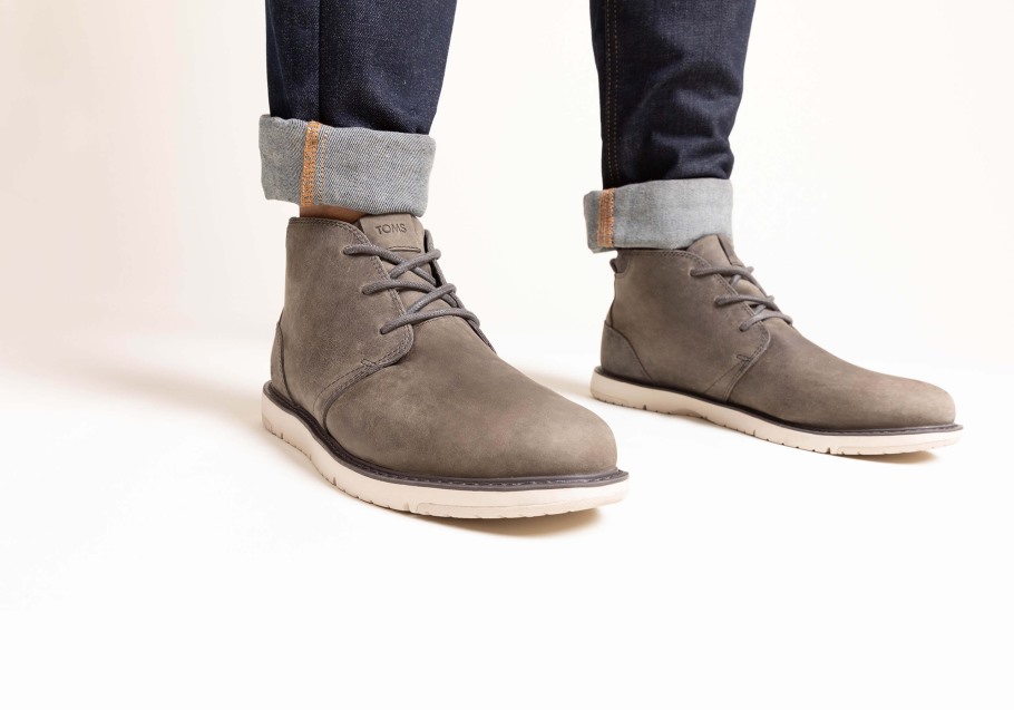 Toms Navi Boot Water Resistant Charcoal