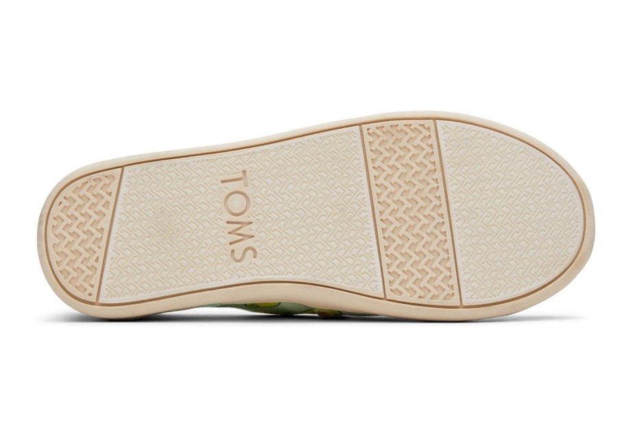 Toms Youth Alpargata Paper Source Light Aqua