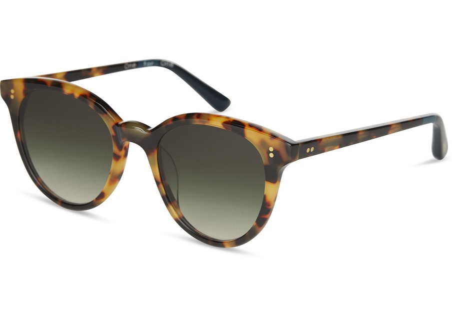 Toms Aaryn Blonde Tortoise-Green Mirror