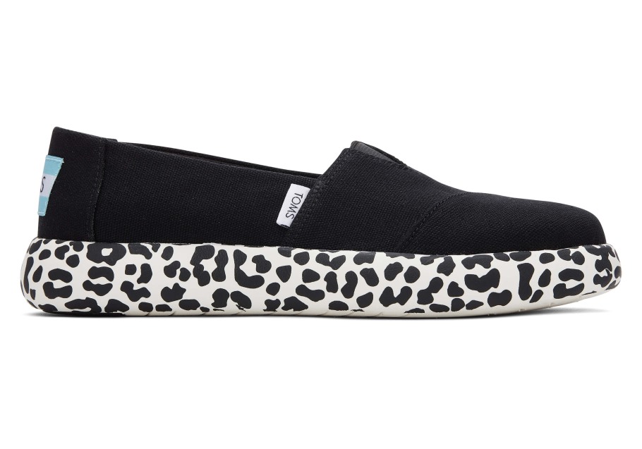 Toms Mallow Black Leopard