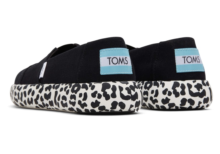 Toms Mallow Black Leopard