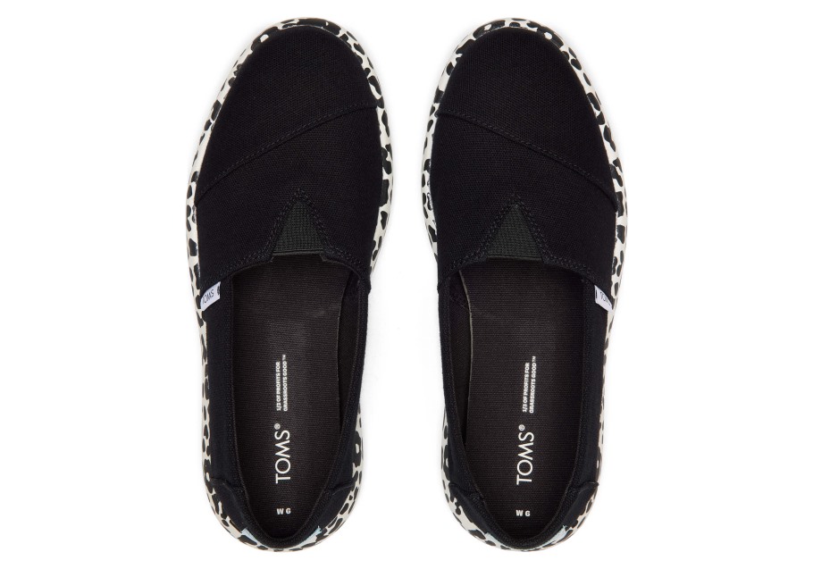 Toms Mallow Black Leopard