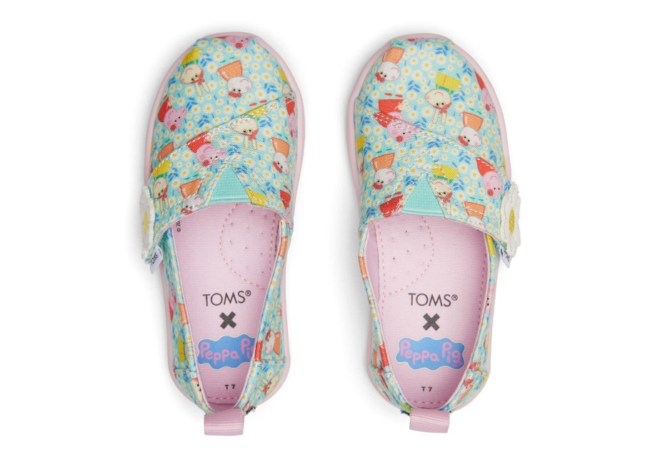 Toms Toms X Peppa Pig Tiny Alpargata Light Jade