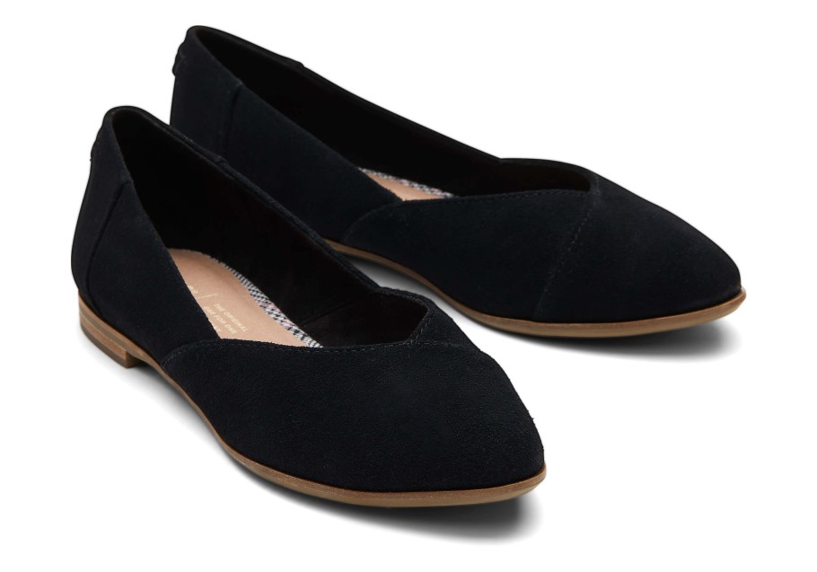 Toms Jutti Neat Flat True Black