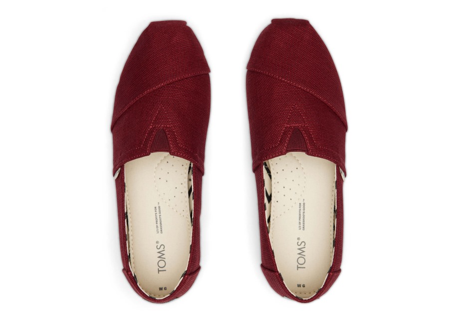 Toms Alpargata Heritage Canvas Black Cherry