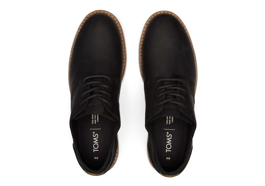 Toms Navi Dress Shoe Water Resistant Black