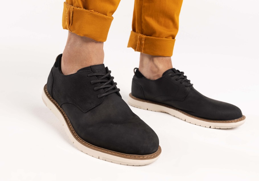 Toms Navi Dress Shoe Water Resistant Black