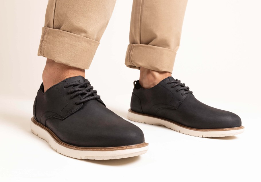 Toms Navi Dress Shoe Water Resistant Black